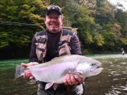 Rob and huge Rainbow trout